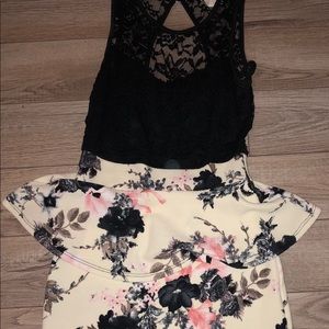 Black Floral dress